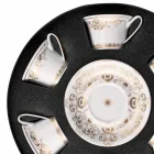 Rosenthal Versace Medusa Gala Set filxhan çaji Gold 6 f Viadurini