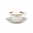 Rosenthal Versace Medusa Gala Set filxhan çaji Gold 6 f Viadurini
