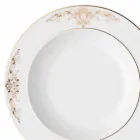 Pjatë supe Rosenthal Versace Medusa Gala 22 cm në dizajn porcelani Viadurini