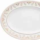 Rosenthal Versace Medusa Gala Pjatë ovale 34cm me dizajn porcelani Viadurini