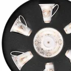 Set Rosenthal Versace Medusa Gala kupa ekspres 6 copë porcelani Viadurini