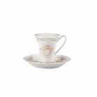 Set Rosenthal Versace Medusa Gala kupa ekspres 6 copë porcelani Viadurini