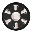 Set Rosenthal Versace Medusa Gala kupa ekspres 6 copë porcelani Viadurini