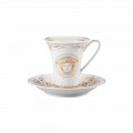 Rosenthal Versace Medusa Gala Porcelani dizenjon filxhan kafeje të gjatë