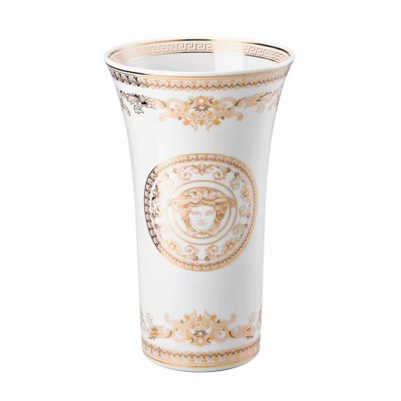 Vazo Rosenthal Versace Medusa Gala me dizajn porcelani h 26cm Viadurini