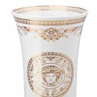 Vazo Rosenthal Versace Medusa Gala me dizajn porcelani h 34cm Viadurini