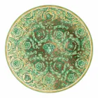 Rosenthal Versace Medusa Garland Pjatë Krishtlindjesh jeshile 33 cm - Krishtlindje Viadurini