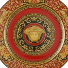 Mbajtëse pjate Rosenthal Versace Red Medusa 30cm në porcelan Viadurini