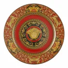 Mbajtëse pjate Rosenthal Versace Red Medusa 30cm në porcelan Viadurini