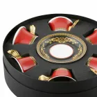 Set filxhan çaji Rosenthal Versace Medusa Red 6 copë porcelani Viadurini