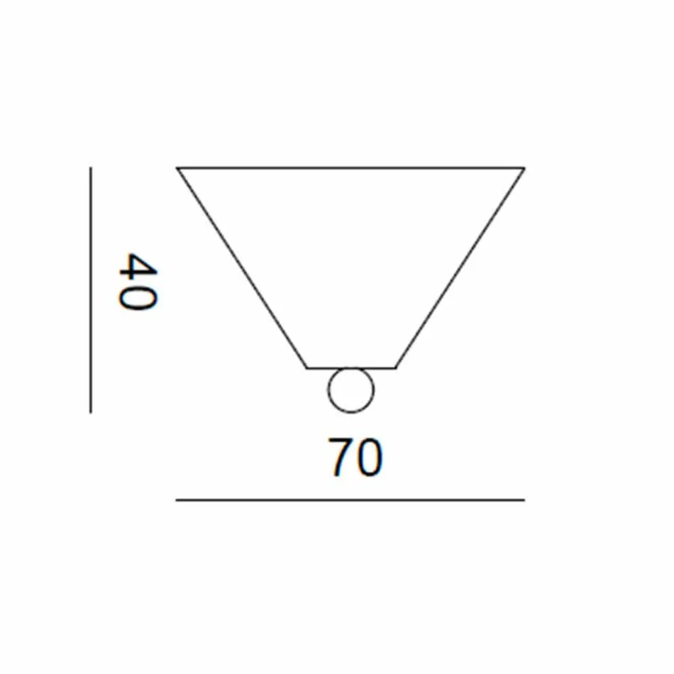 Rozetë qeramike për përbërjen e llambave Battersea 975ST - Toscot Viadurini