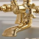 Çezmat e vaskës në tunxh me dush dore në stilin luksoz klasik - Fioretta Viadurini