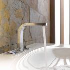 Përzierës lavamani banjo me dizajn modern me 3 vrima metalike - Etto Viadurini