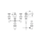 Robina e banakut me dizajn të cilësisë së mirë në tunxh Prodhuar në Itali - Silvana Viadurini