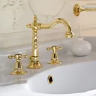 Vintage Design me 3 vrima rubineti në tunxh Prodhuar në Itali - Ursula Viadurini