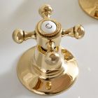 Vintage Design me 3 vrima rubineti në tunxh Prodhuar në Itali - Ursula Viadurini