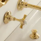 Dizajni dhe Çezmat Vintage për Lavaman/Lavaman të montuar në mur Prodhuar në Itali Viadurini