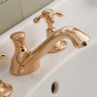 Tap lavamani prej bronzi me 3 vrima Vintage Prodhuar në Itali – Klarisa Viadurini