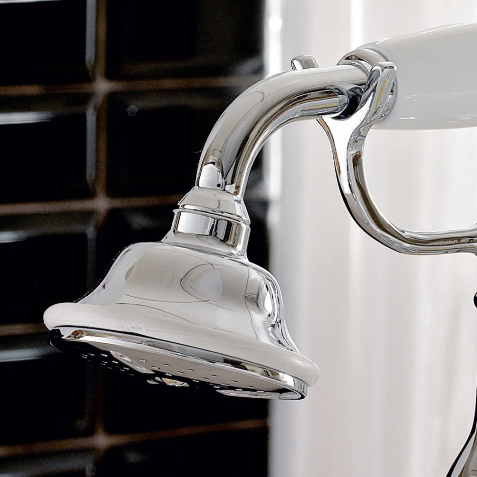 Rubineti i vaskës në dysheme me dush dore prej tunxhi Prodhuar në Itali - Noriana Viadurini