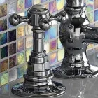 Çezma e cilësisë së mirë e tunxhit me 3 vrima, Prodhuar në Itali - Elisea Viadurini