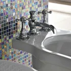 Çezma e cilësisë së mirë e tunxhit me 3 vrima, Prodhuar në Itali - Elisea Viadurini