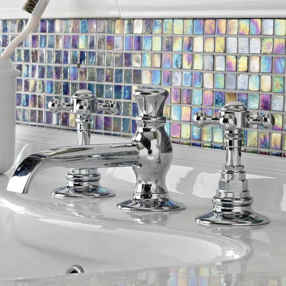 Rubineti vintage i legenit me 3 vrima në tunxh Vintage Prodhuar në Itali - Elisea Viadurini