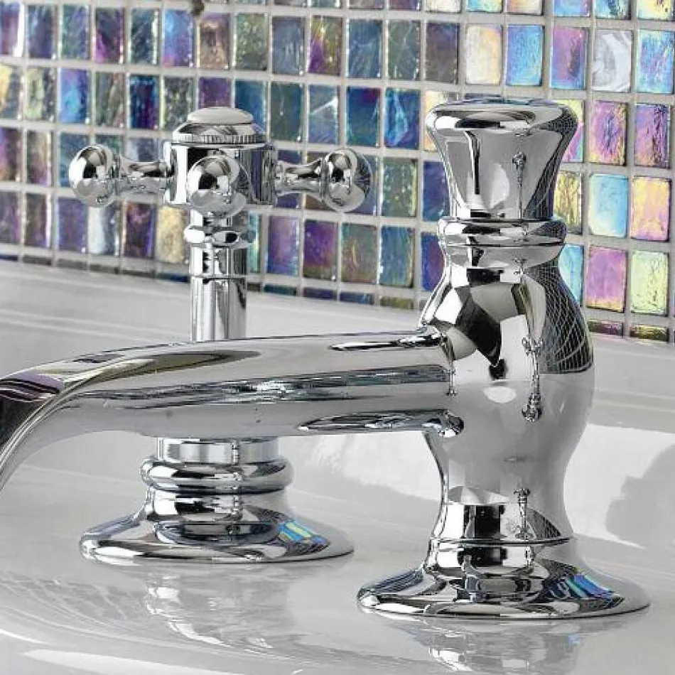 Rubineti vintage i legenit me 3 vrima në tunxh Vintage Prodhuar në Itali - Elisea Viadurini