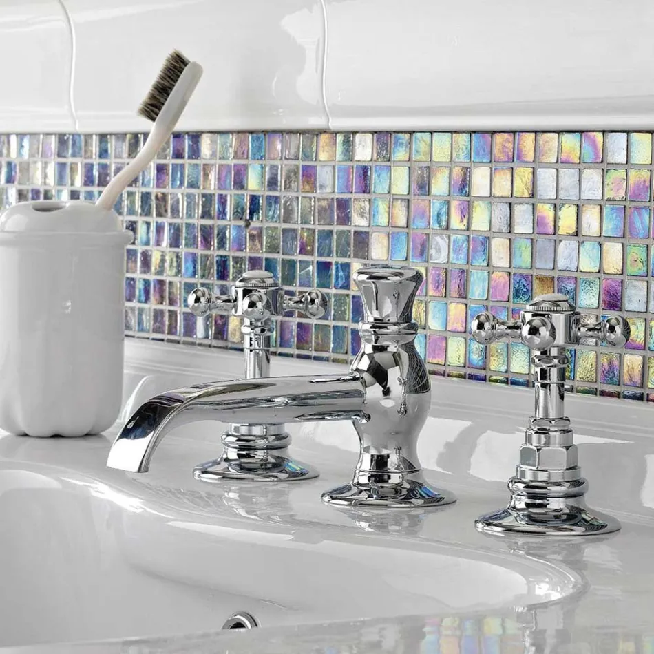 Rubineti vintage i legenit me 3 vrima në tunxh Vintage Prodhuar në Itali - Elisea Viadurini