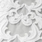 Vrapues tavoline prej liri me dantelle te bardhe, cilesore luksoze italiane - Farnese Viadurini