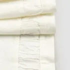 Vrapues me liri të rëndë të bardhë natyral me stampim luksoz italian - Limao Viadurini