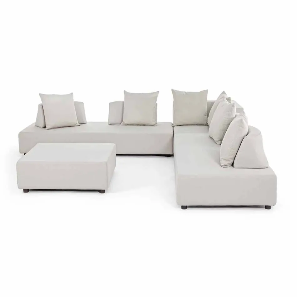 Lounge me qoshe të jashtme të dizajnit modern në pëlhurën e shtëpisë - Benito Viadurini