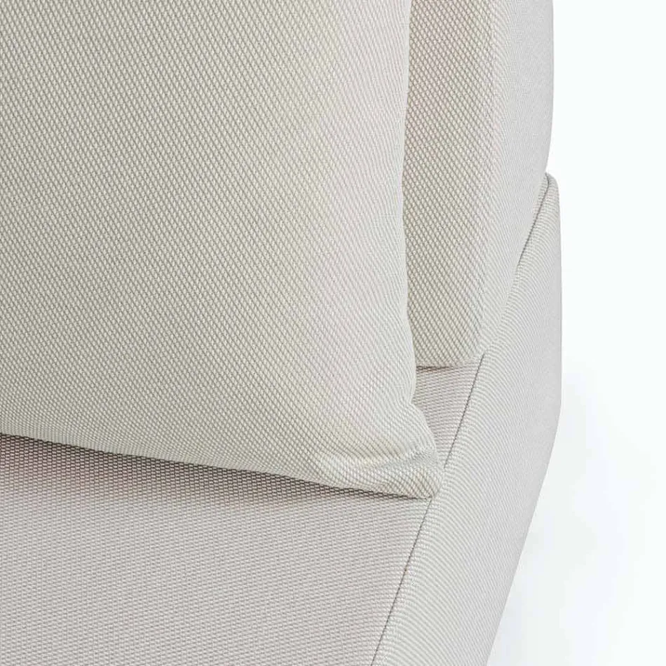 Lounge me qoshe të jashtme të dizajnit modern në pëlhurën e shtëpisë - Benito Viadurini