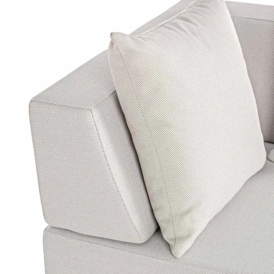 Lounge me qoshe të jashtme të dizajnit modern në pëlhurën e shtëpisë - Benito Viadurini