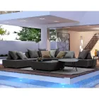 Lounge me qoshe të jashtme të dizajnit modern në pëlhurën e shtëpisë - Benito Viadurini