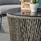 Sallon i perbere nga 2 kolltuqe me tavoline kafeje - valixhe Viadurini