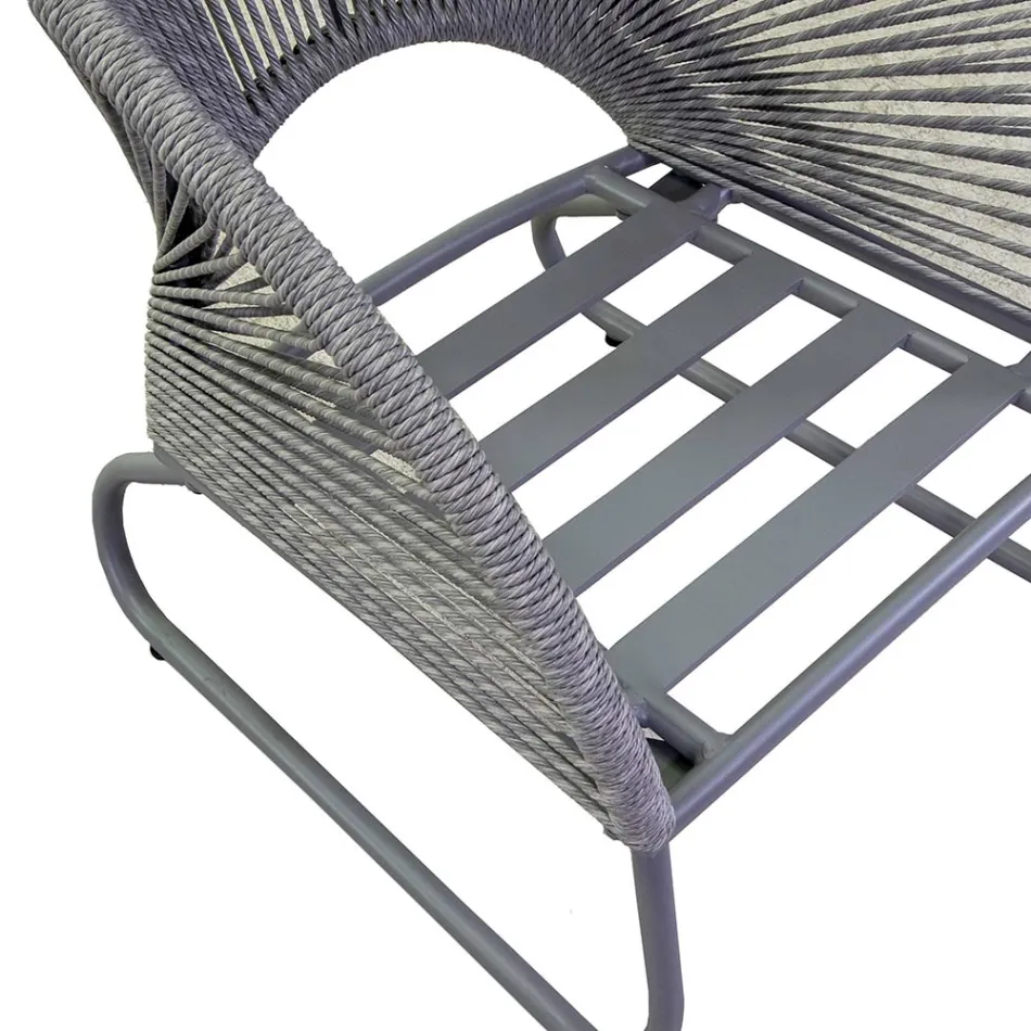 Sallon i perbere nga 2 kolltuqe me tavoline kafeje - valixhe Viadurini