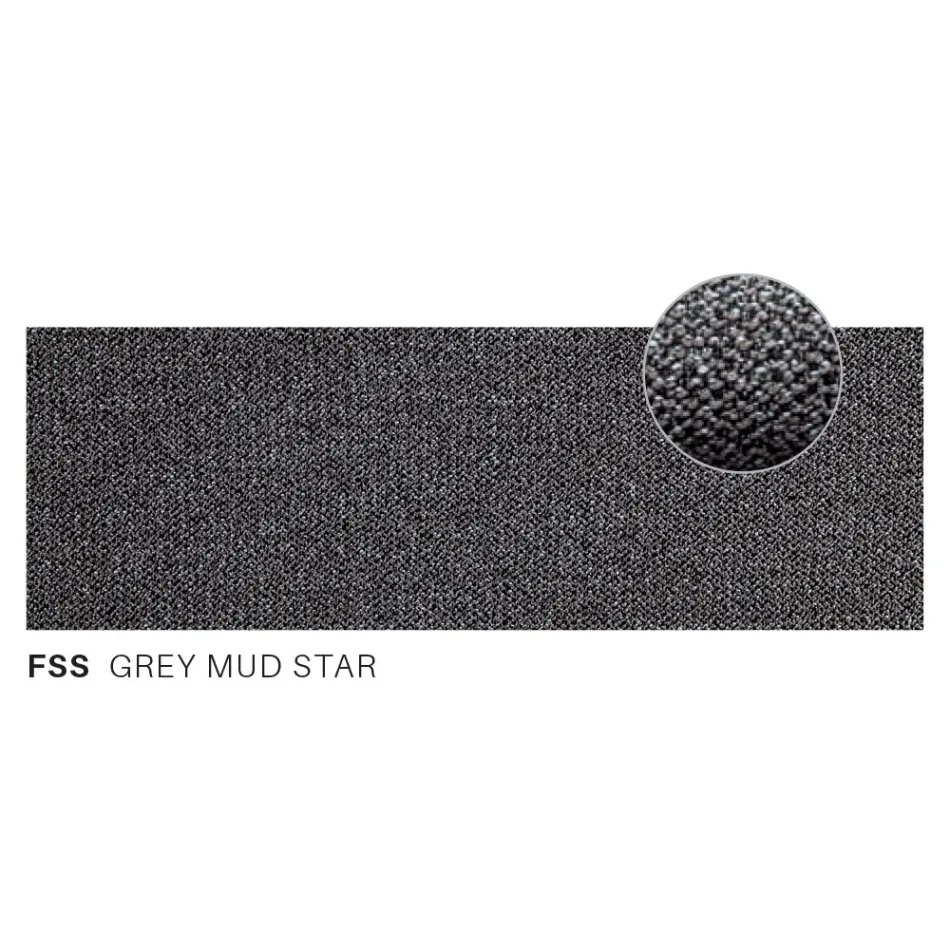 Dhomë dite në natyrë me divan dhe 2 kolltuqe në pëlhurë e prodhuar në Itali - Suki Viadurini