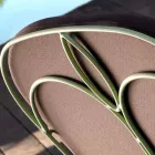 Sallon në natyrë me strukturë hekuri të punuar me dorë prodhuar në Itali - Melinda Viadurini