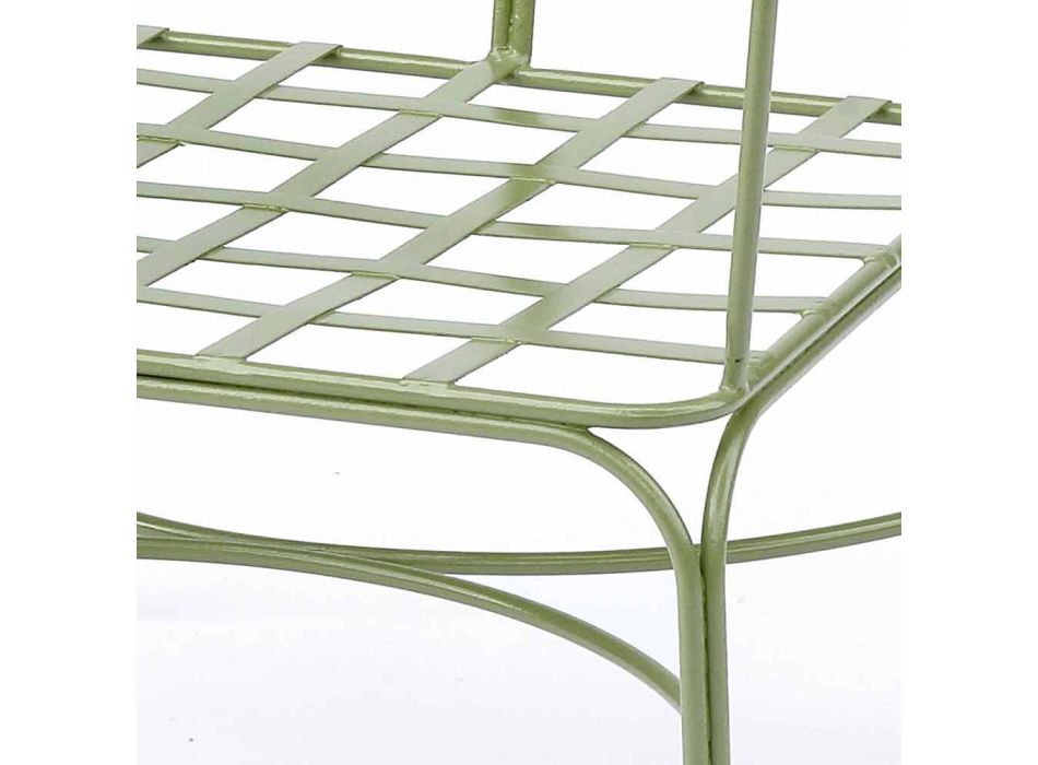 Sallon në natyrë me strukturë hekuri të punuar me dorë prodhuar në Itali - Melinda Viadurini