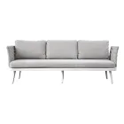 Sallon në natyrë me Tavolinë kafeje alumini në ngjyra të ndryshme - harmoni Viadurini