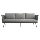 Sallon në natyrë me Tavolinë kafeje alumini në ngjyra të ndryshme - harmoni Viadurini