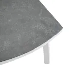 Sallon në natyrë me jastëkë të bardhë alumini dhe krem - Relaz Viadurini