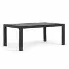 Sallon i jashtëm në alumin me jastëkë të mbuluar me pëlhurë - Armonia Viadurini