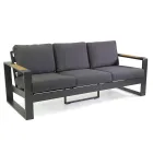 Sallon i jashtëm i bërë nga alumini dhe mbajtëset e krahëve polidrurë - City Viadurini