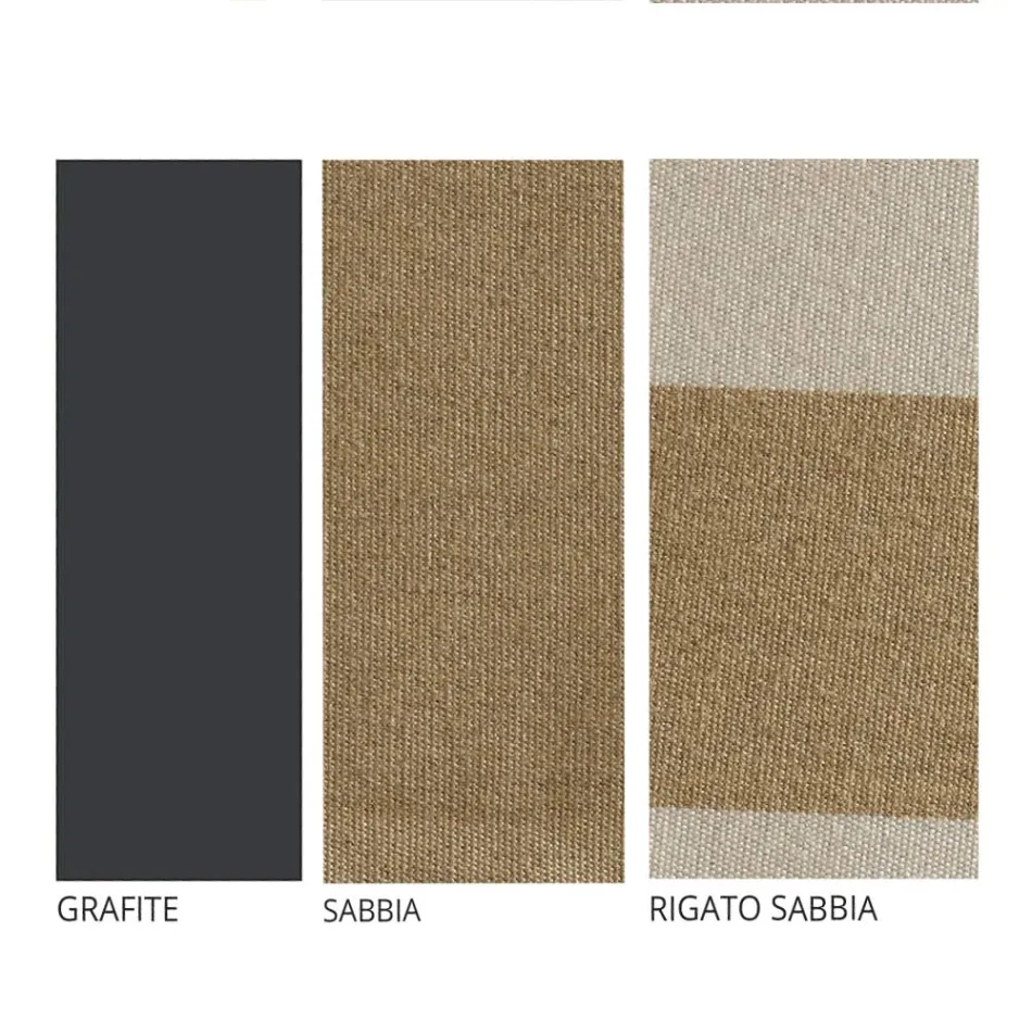 Sallon Artisan Garden me Strukturë Hekuri Prodhuar në Itali - Lisotto Viadurini