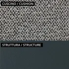 Sallon kopshti me 1 divan dhe 2 kolltuqe Made in Italy - Planter Viadurini