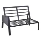 Kopsht Kopshti me Divan dhe Tavolinë Kafe prej Alumini - Etiketë Viadurini