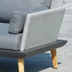 Kopsht Kopshti me Strukturë Alumini Gri Antracit - Fouquer Viadurini