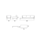 Kopsht Kopshti me Strukturë Alumini Gri Antracit - Fouquer Viadurini