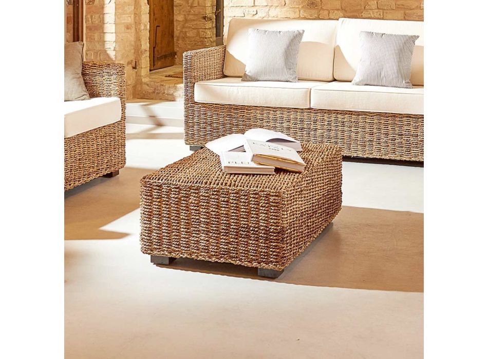 Abaca Garden Lounge e kompletuar me jastëkë - Raziel Viadurini